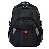 Gaming Laptop Backpack 18.4 Inch with USB Charge Port,KALIDI Waterproof Computer Bag Notebook Rucksack for Dell, Asus, Msi,Hp Gaming Laptops(Black) Reviews