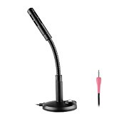 PC Condenser Microphone, Microphones for PC / Desktop / Laptop / Notebook / Ipad Plug & Play 3.5mm Adjustable for Recording, Gaming, Podcasting, Online Chatting by XIAOKOA Reviews