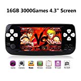 Anbernic Handheld Game Console, 16GB 3000 Retro Classic Game Console Pap-KIII , Portable Video Game Console Support GBA / NES / SFC / SEGA / NEOGEO , Birthday Gift Children – Black Reviews
