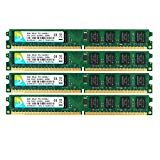 DUOMEIQI 8GB Kit（4X 2GB） 2RX8 DDR2 800MHz DIMM PC2-6300 PC2-6400 PC2-6400U CL6 1.8v 240 Pin Non-ECC Unbuffered Desktop Memory RAM Module Compatible with Intel AMD System Reviews
