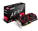 MSI Gaming Radeon RX 580 256-bit 8GB GDRR5 DirectX 12 VR Ready CFX Graphics Card (RX 580 ARMOR MK2 8G OC)