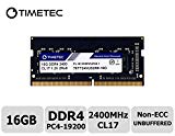 Timetec Hynix IC 16GB DDR4 2400MHz PC4-19200 Non ECC Unbuffered 1.2V CL17 2Rx8 Dual Rank 260 Pin SODIMM Laptop Notebook Computer Memory Ram Module Upgrade S Series (16GB) Reviews
