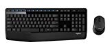 Logitech MK345 Wireless Combo – Full-sized Keyboard with Palm Rest and Comfortable Right-Handed Mouse